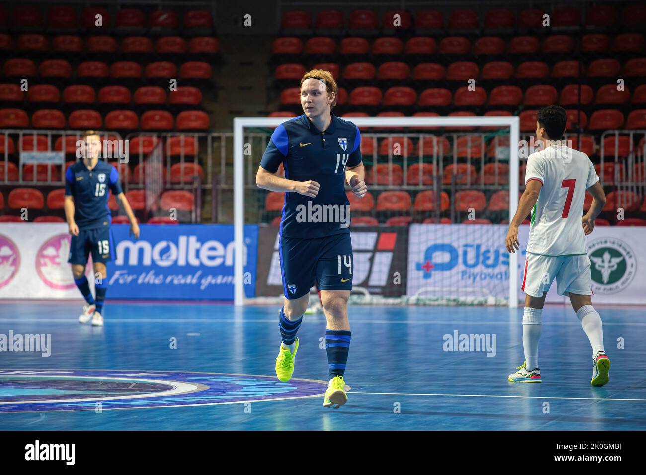 Bangkok, Thailand. 11th Sep, 2022. Justus Kunnas (C) of Finland seen in