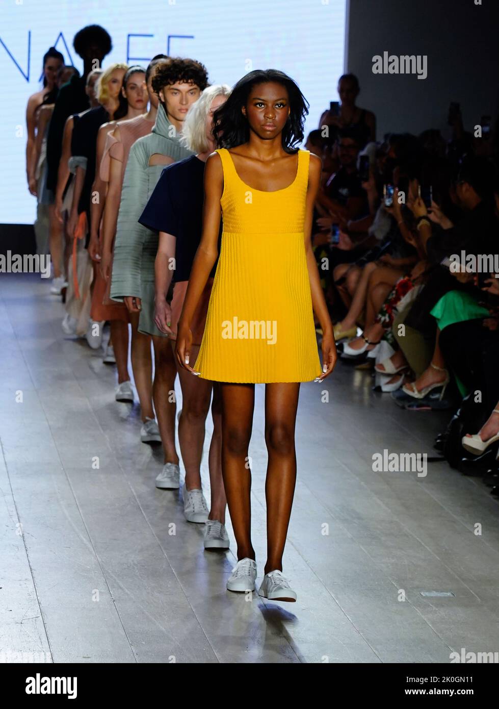 New York USA 11th Sep 2022 Model On The Runway Lunalee Spring 2023 