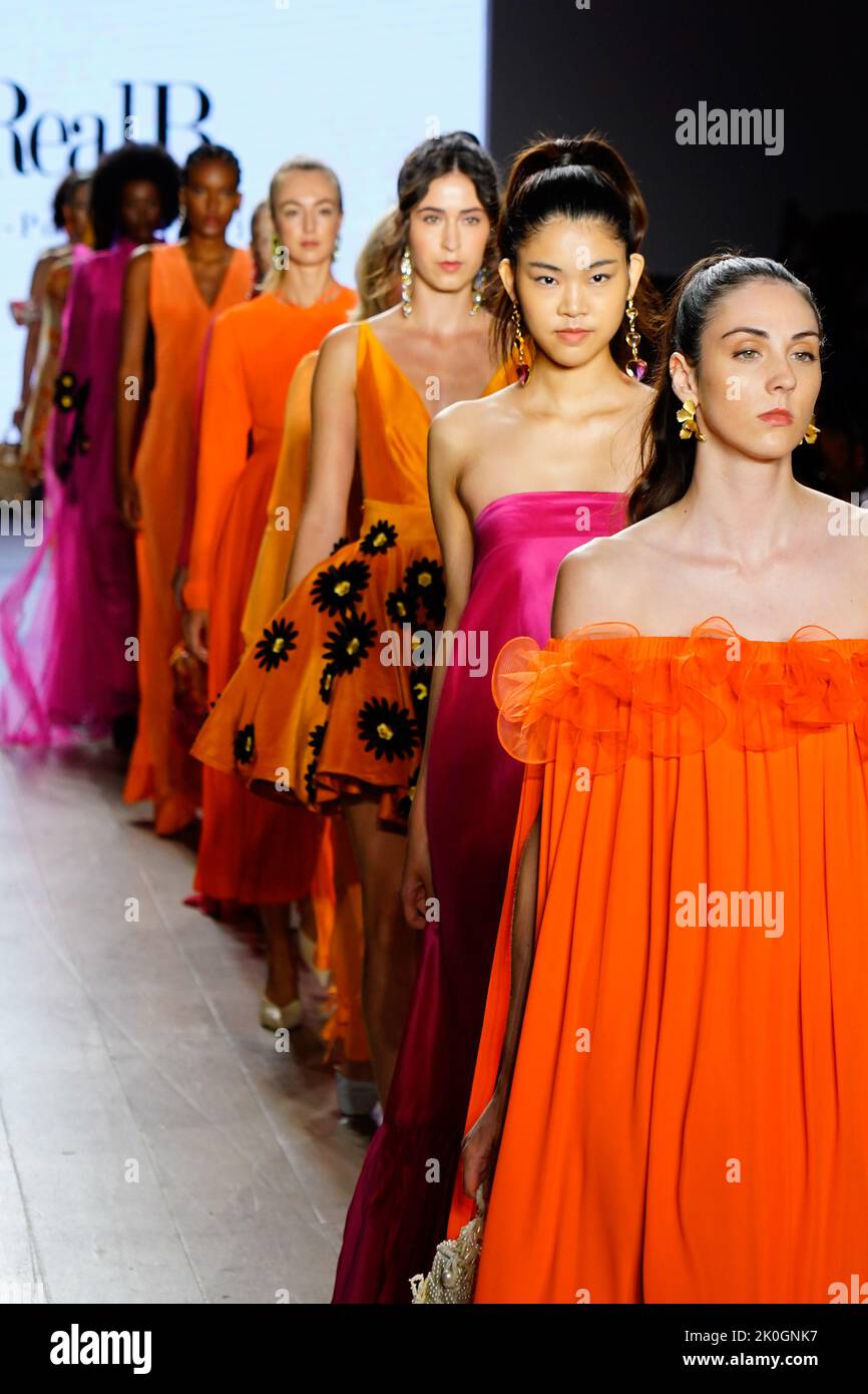 New York, USA. 11th Sep, 2022. Model on the runway during the THEREALB