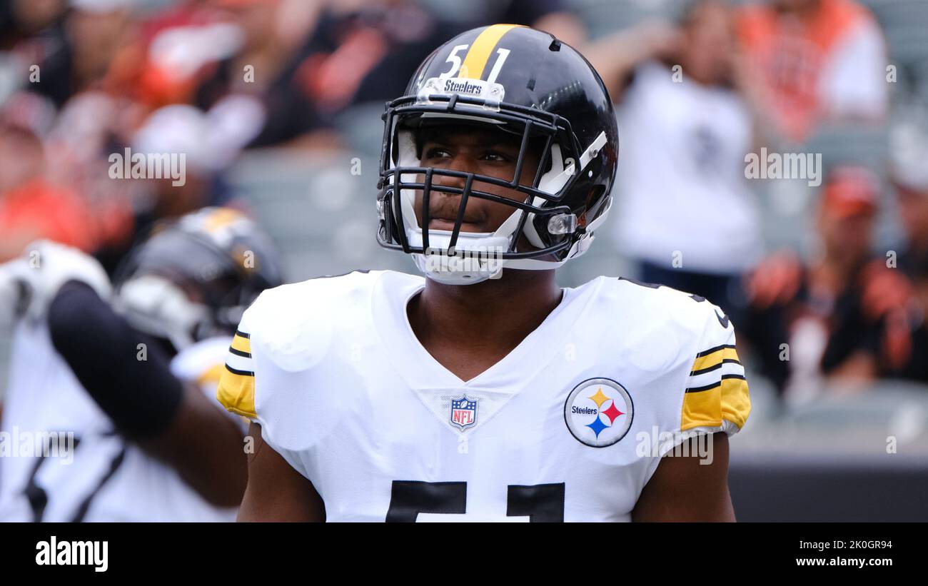 Cincinnati, Ohio, USA. Paycor Stadium. 11th Sep, 2022. Myles Jack #51  during the Pittsburgh Steelers vs Cincinnati Bengals game in Cincinnati,  Ohio at Paycor Stadium. Jason Pohuski/CSM/Alamy Live News Stock Photo 