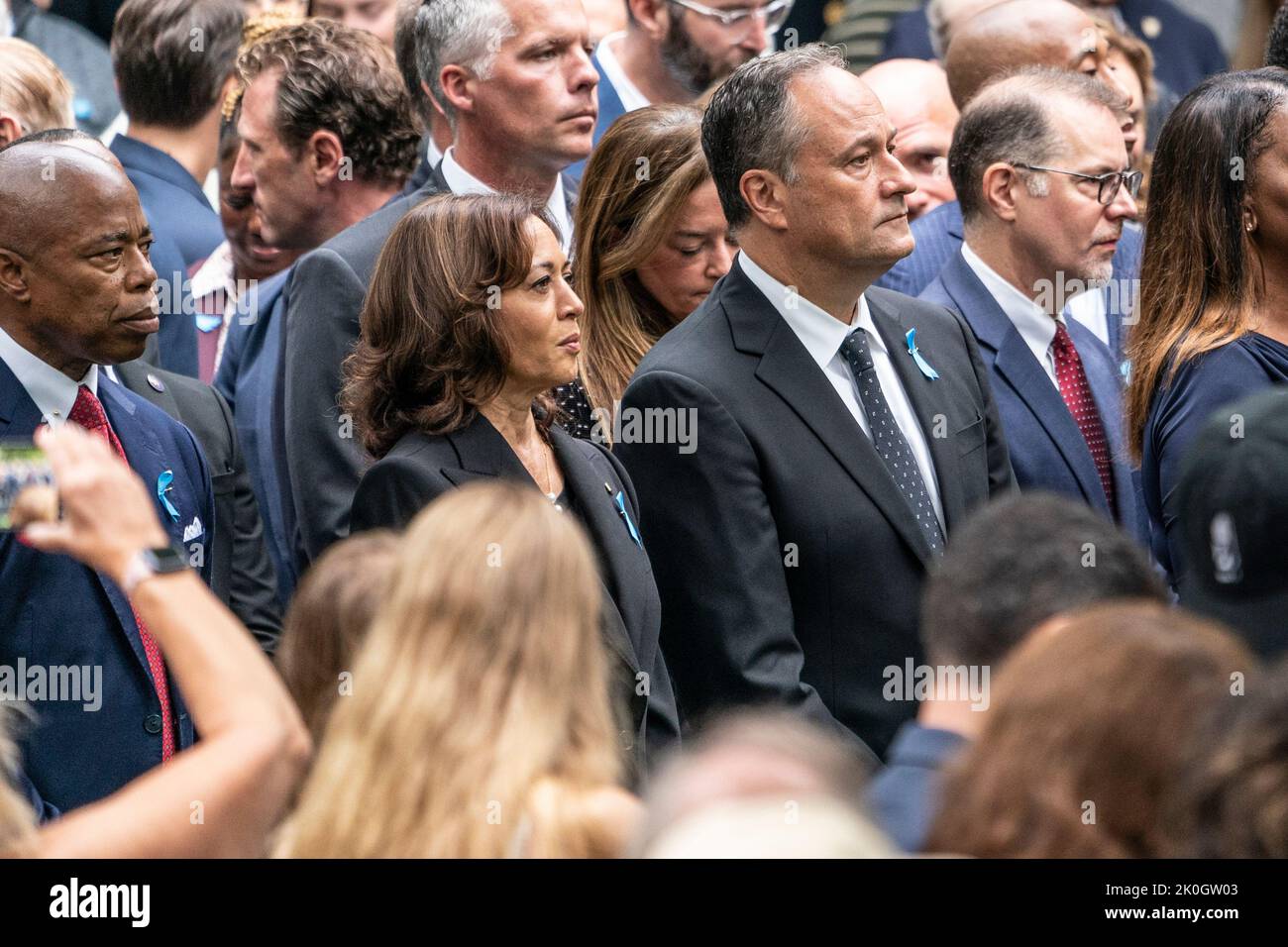New York Ny September 11 2022 Vice President Kamala Harris And