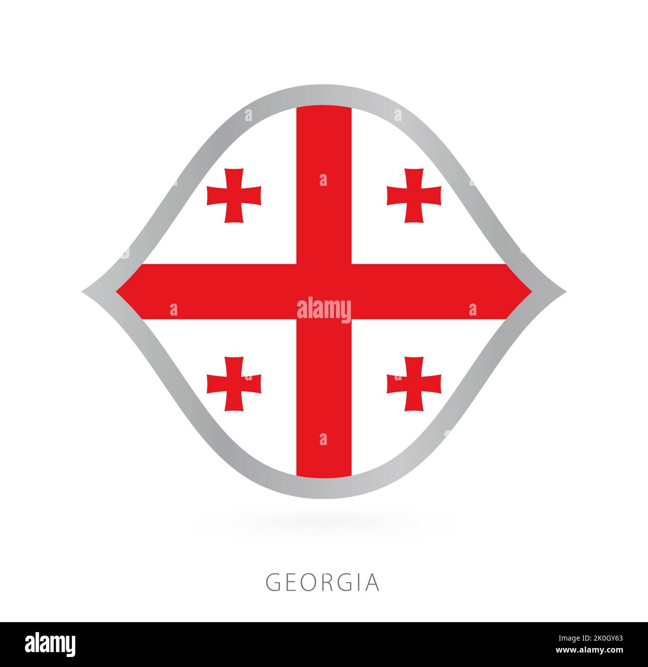 national team flag in style for international basketball