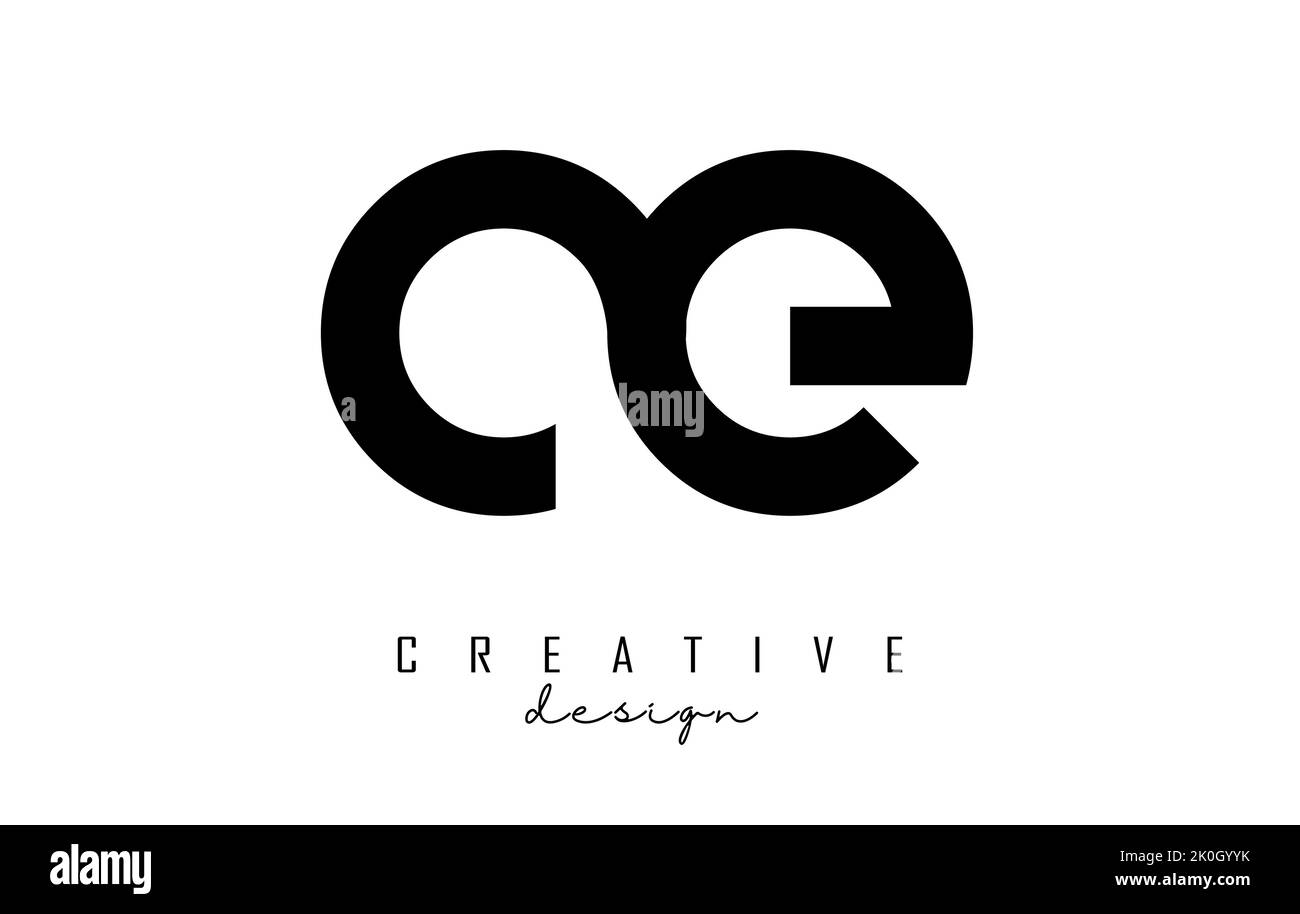 Small letters ae a e logo with a minimalist design. Letters with ...