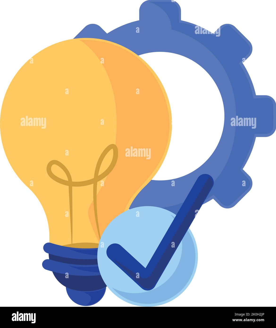 creativity checkamark business tasks Stock Vector Image & Art - Alamy