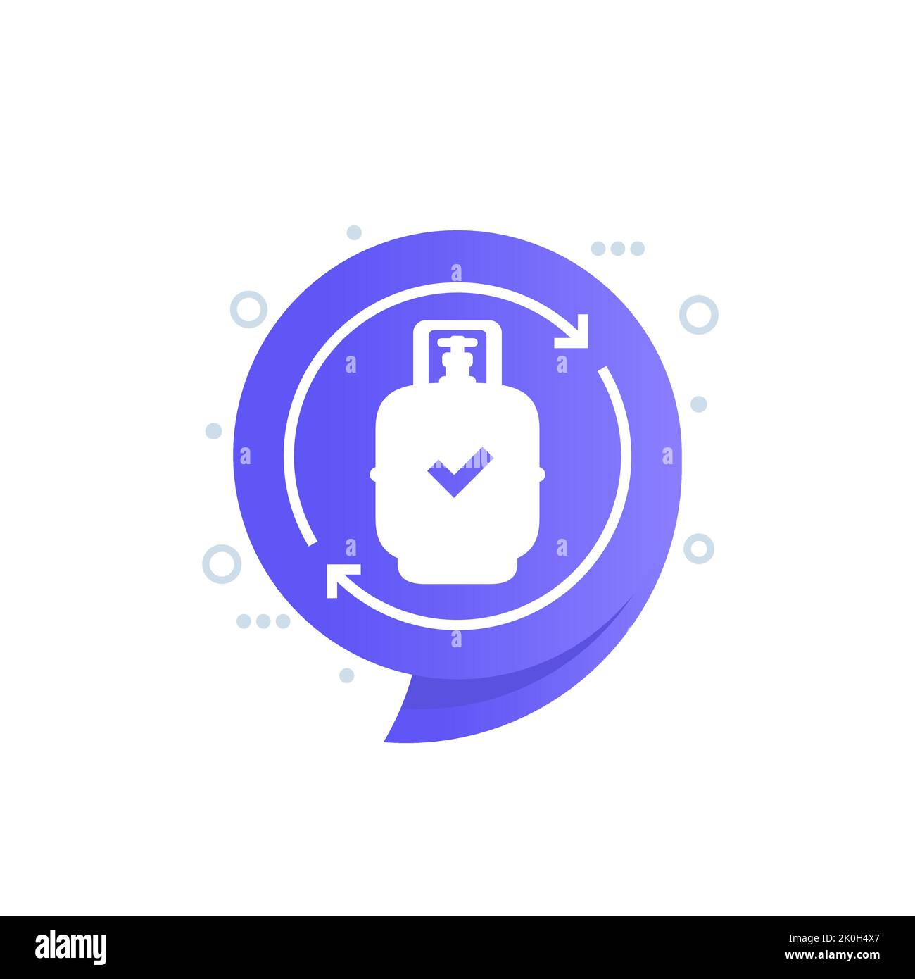 replace gas cylinder, LPG tank vector icon Stock Vector Image & Art Alamy