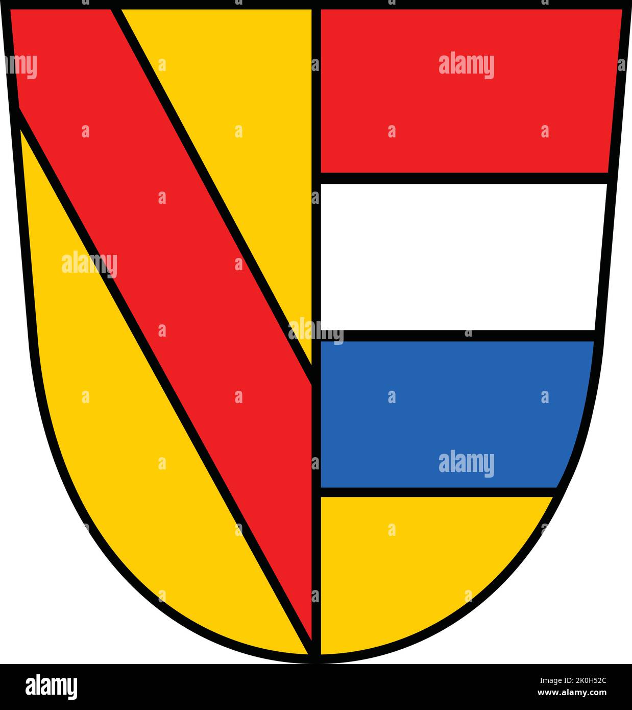 Coat of arms of PFORZHEIM, GERMANY Stock Vector