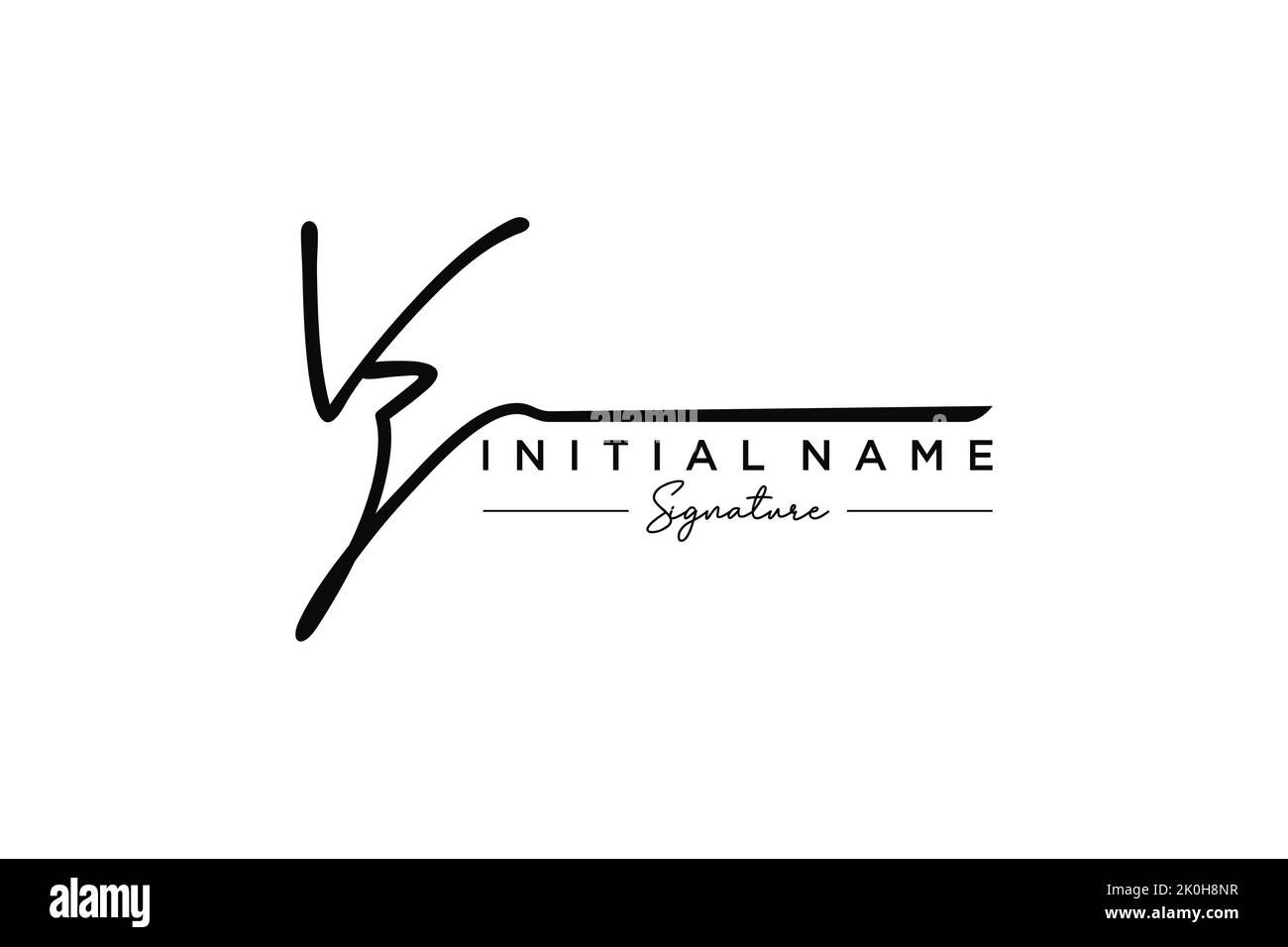 VZ signature logo template vector. Hand drawn Calligraphy lettering Vector illustration. Stock Vector