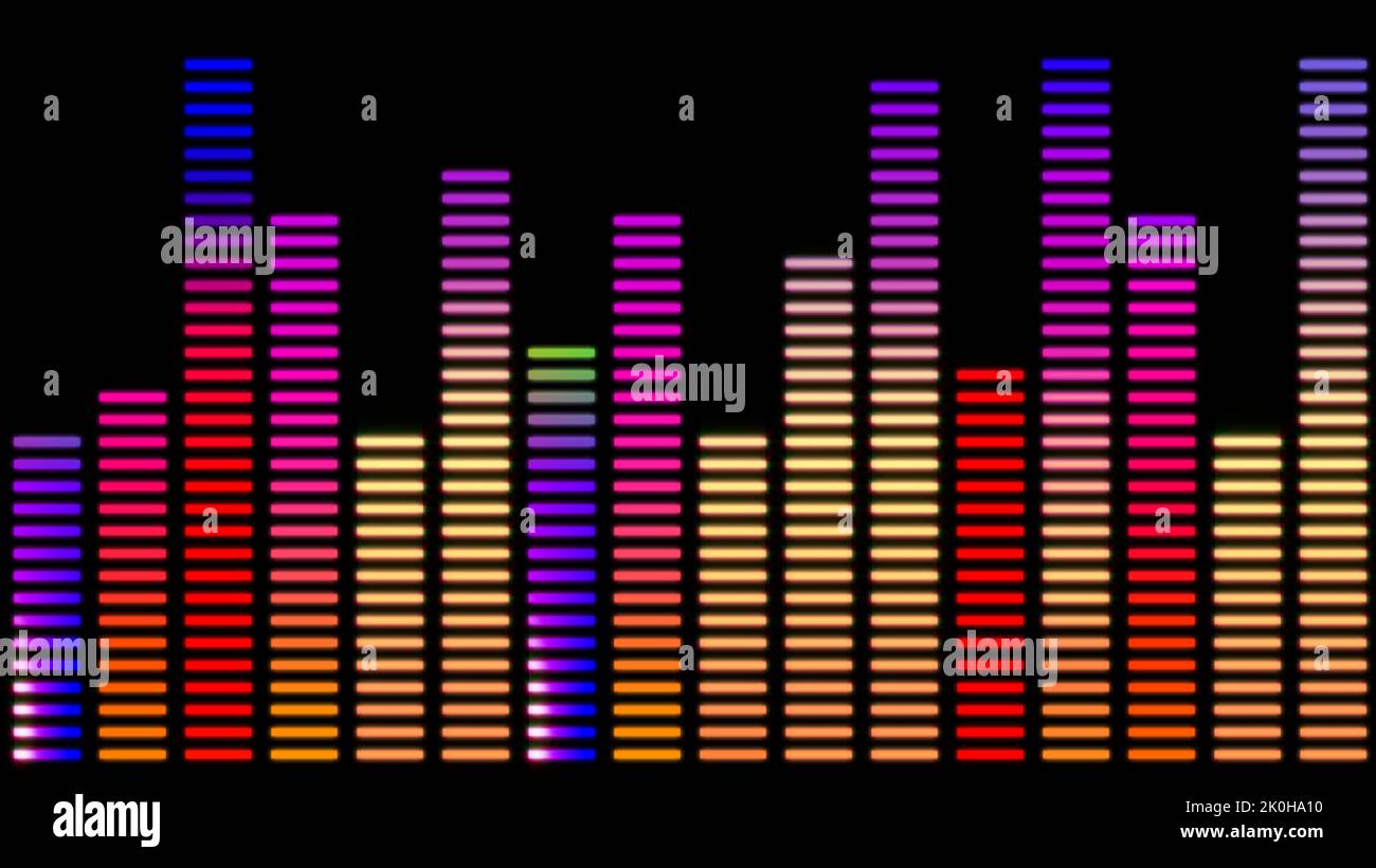 Digital equalizer bar graph, Sound Equalizer Abstract Background
