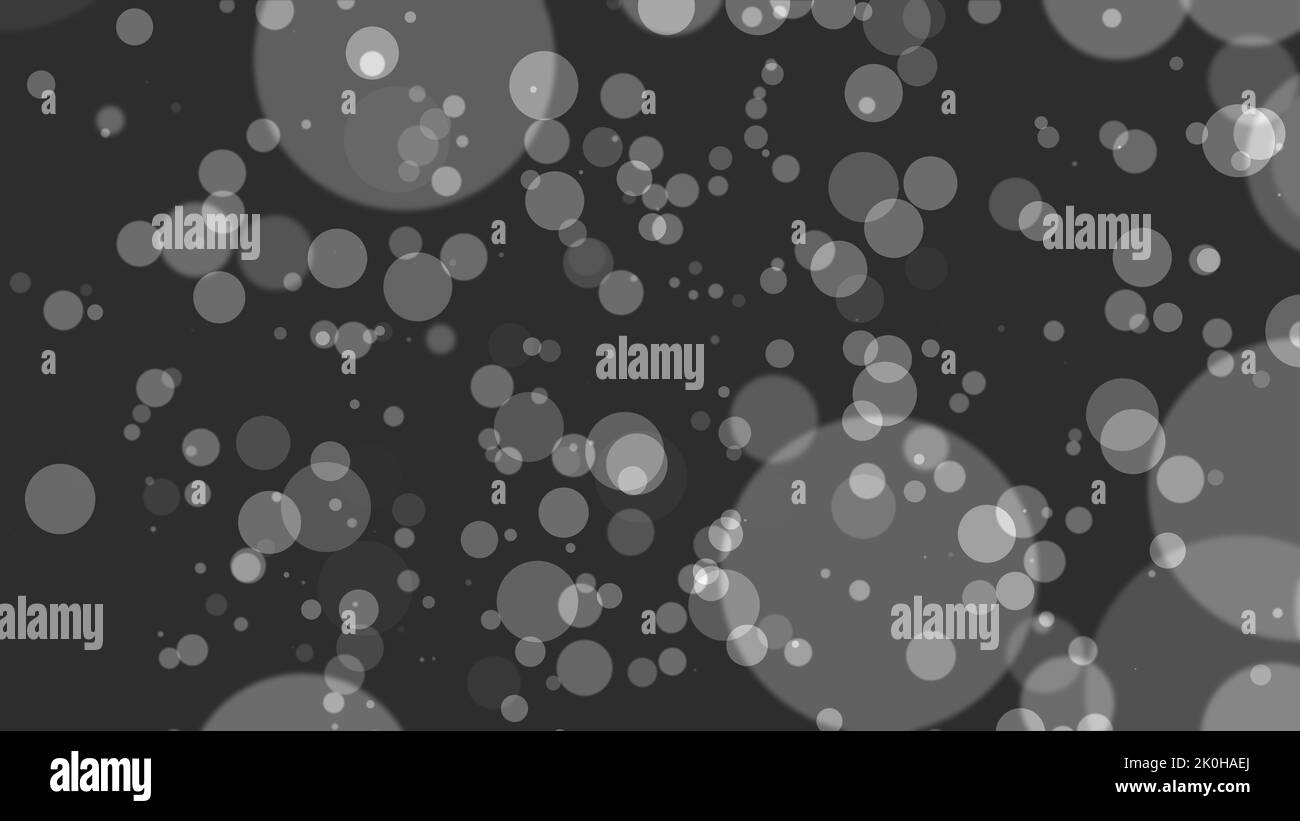 abstract bokeh background, gray particles illustration Stock Photo Alamy