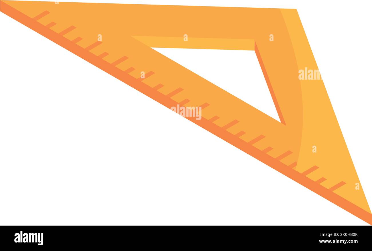 isometric school triangle ruler Stock Vector Image & Art - Alamy