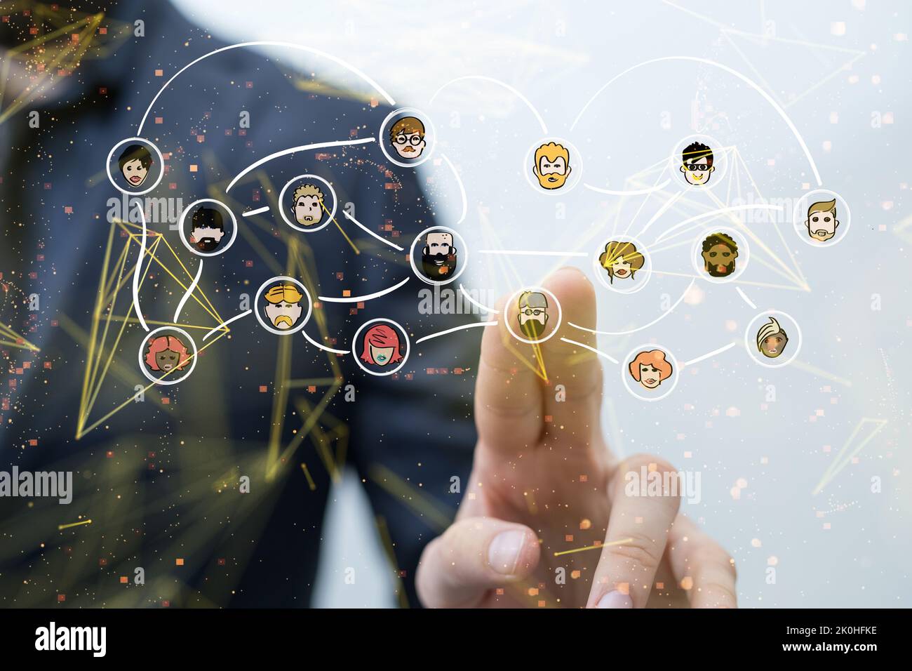 Group 3d rendered profile hi-res stock photography and images - Alamy