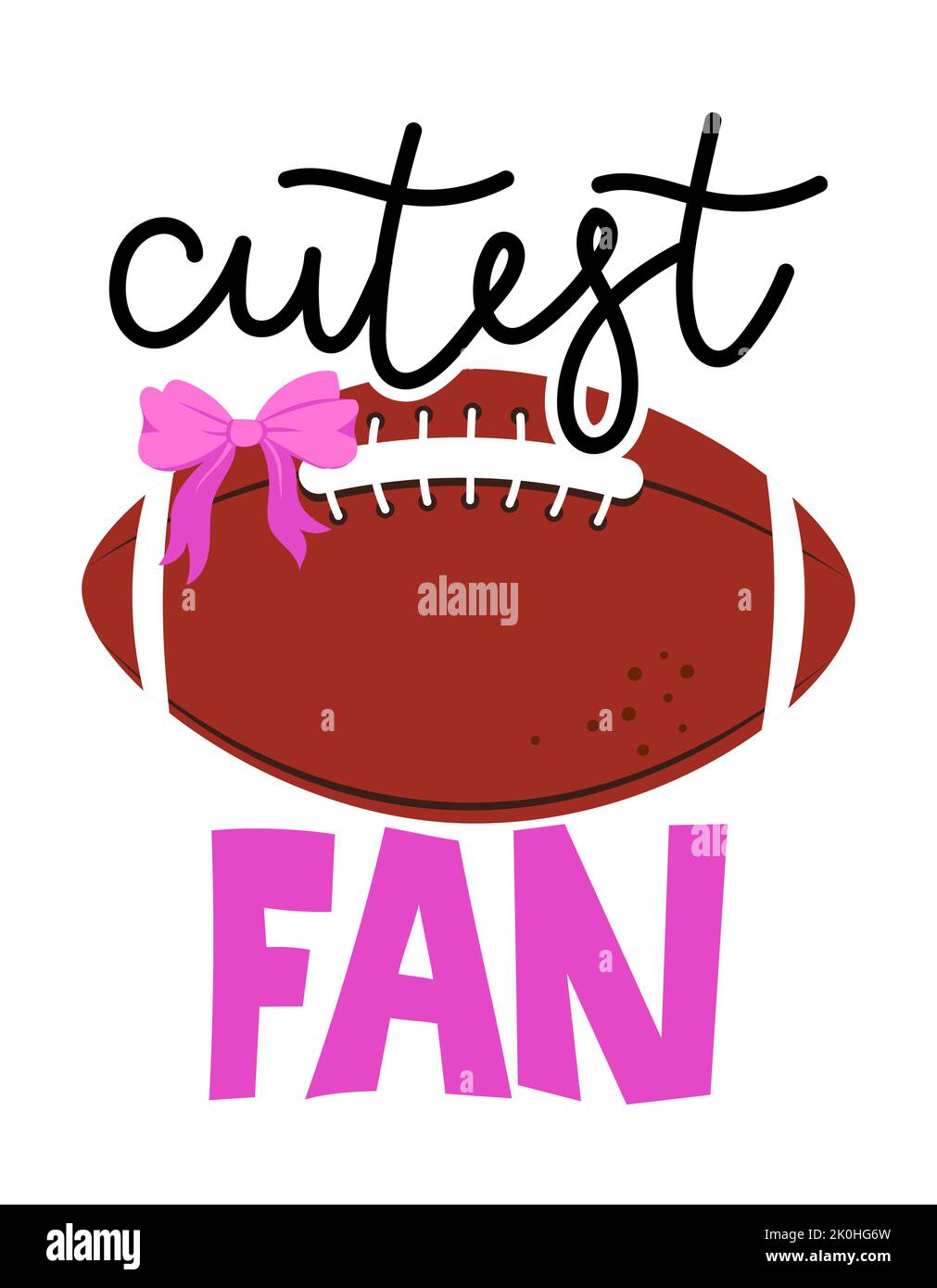 Cutest fan baby boy football outfit. Cute hand drawn nursery football