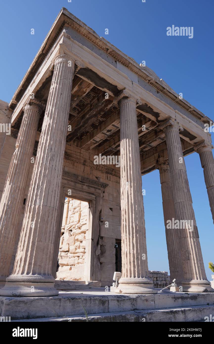 The temple of Poseidon at Cape Sounion Attica, Greece Stock Photo - Alamy