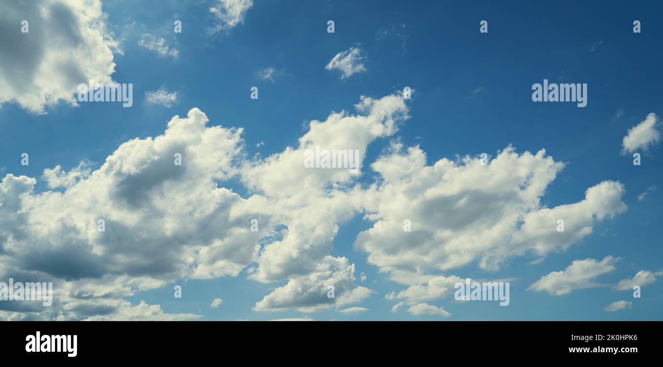 Beautiful blue sky and clouds natural background Stock Photo - Alamy
