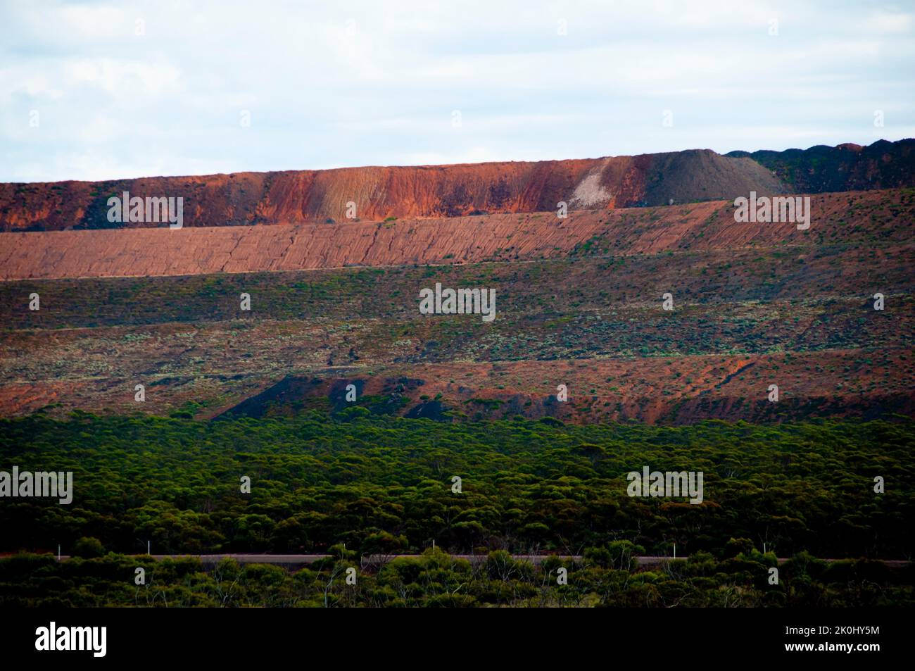 South Middleback Ranges Mine - South Australia Stock Photo