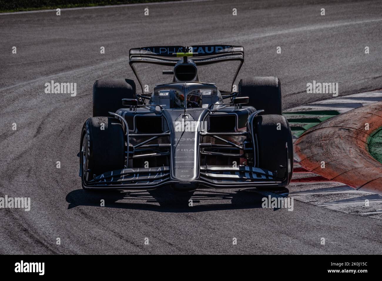 MONZA, Italy, 11 September 2022;#22, Yuki TSUNODA, JAP, Team Scuderia Alpha Tauri, AT02, HONDA, RA620 engine, during Formula One, F1, Italian Grand Pr Stock Photo