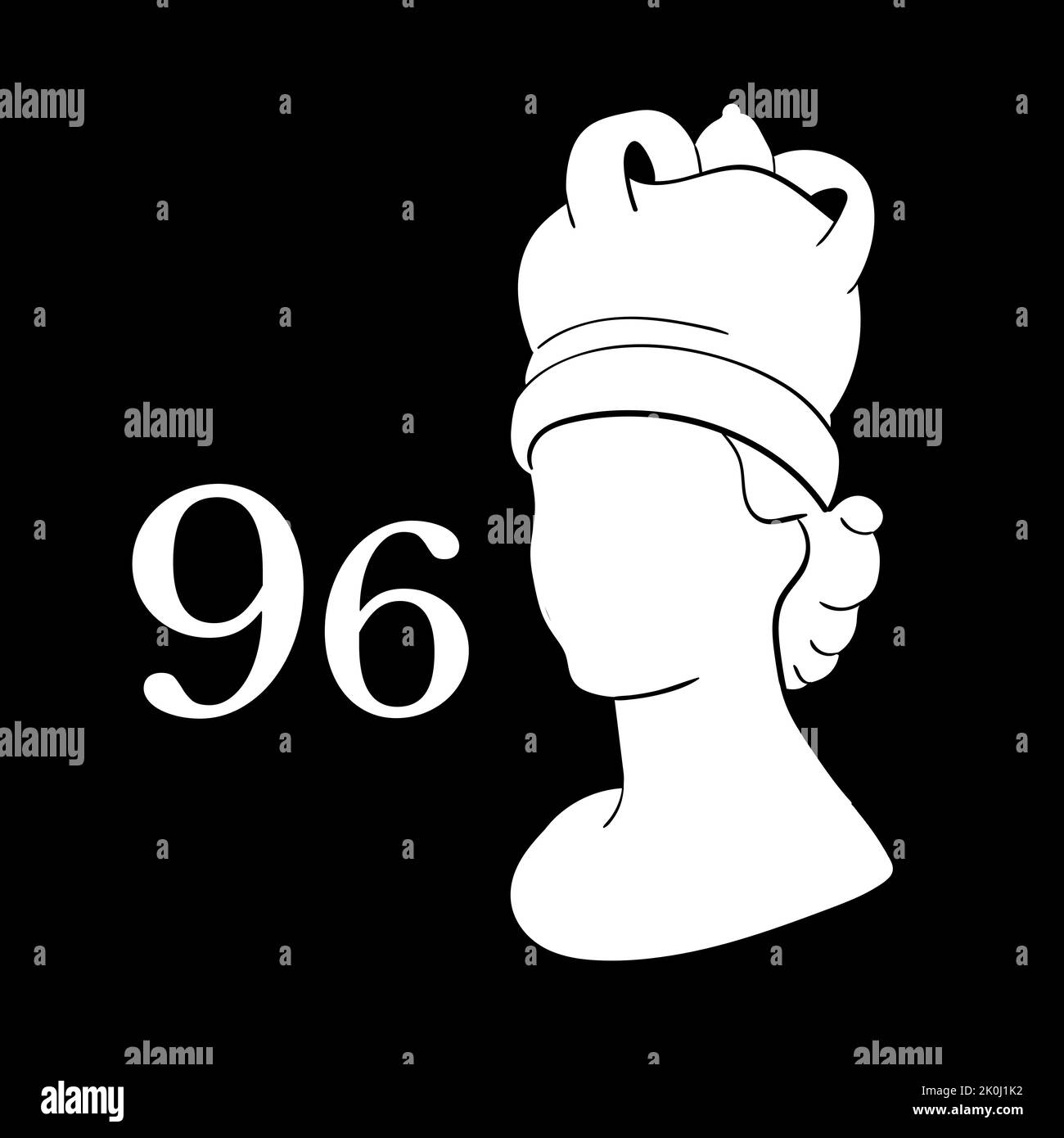 The Queens death. RIP, God save the Queen. Rest in peace poster with