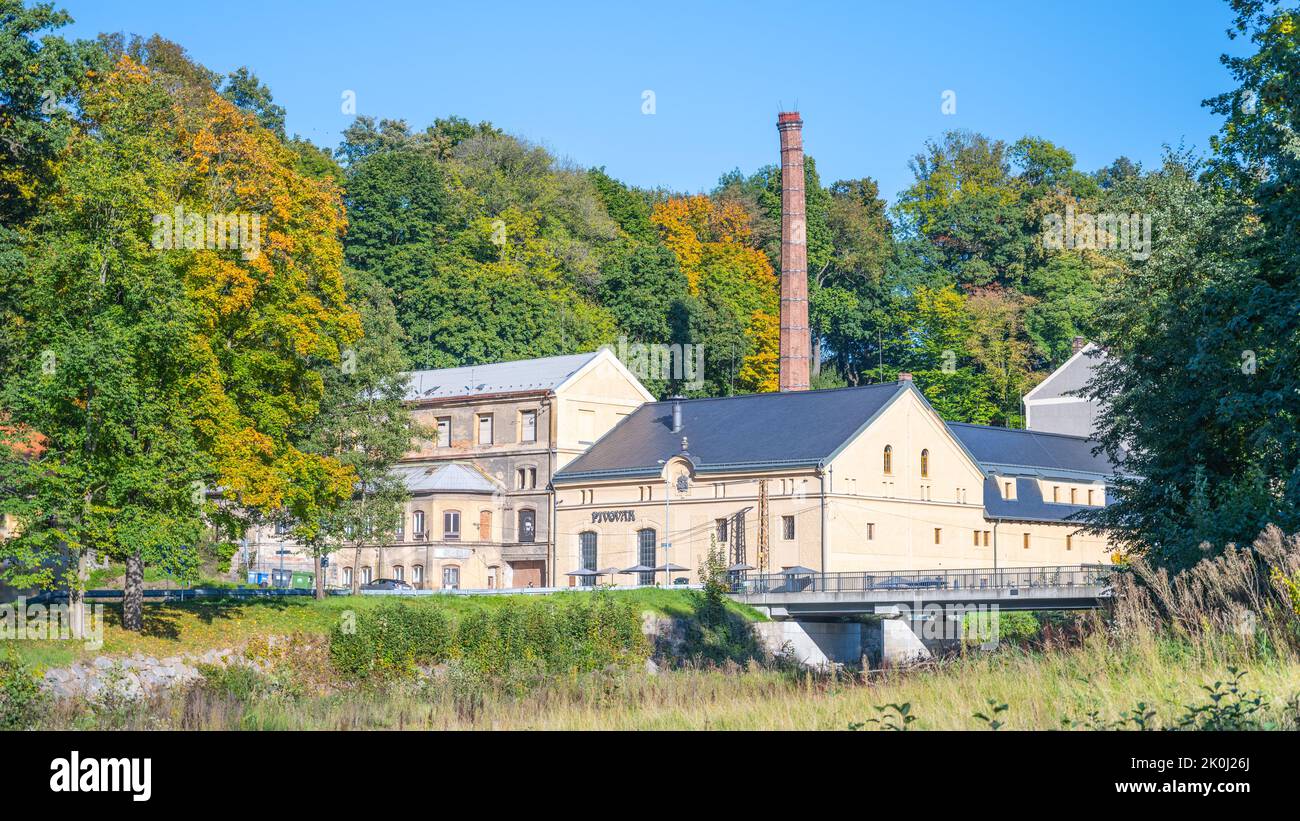 Albrecht Brewery in Frydlant v Cechach Stock Photo