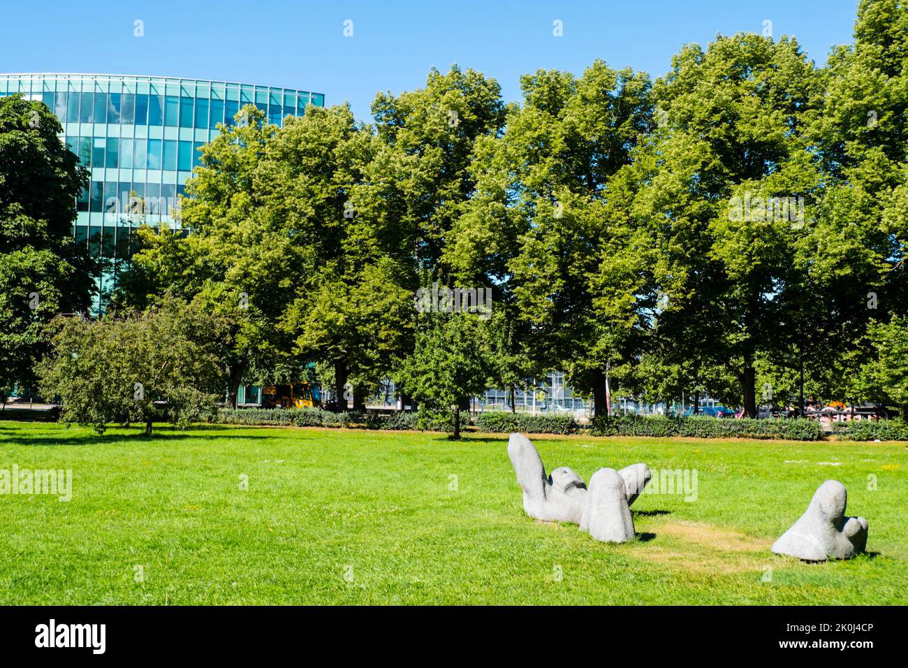 Snelli Park, Tallinn, Estonia Stock Photo