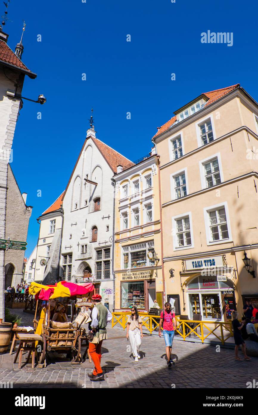 Vanaturi kael, old town, Tallinn, Estonia Stock Photo