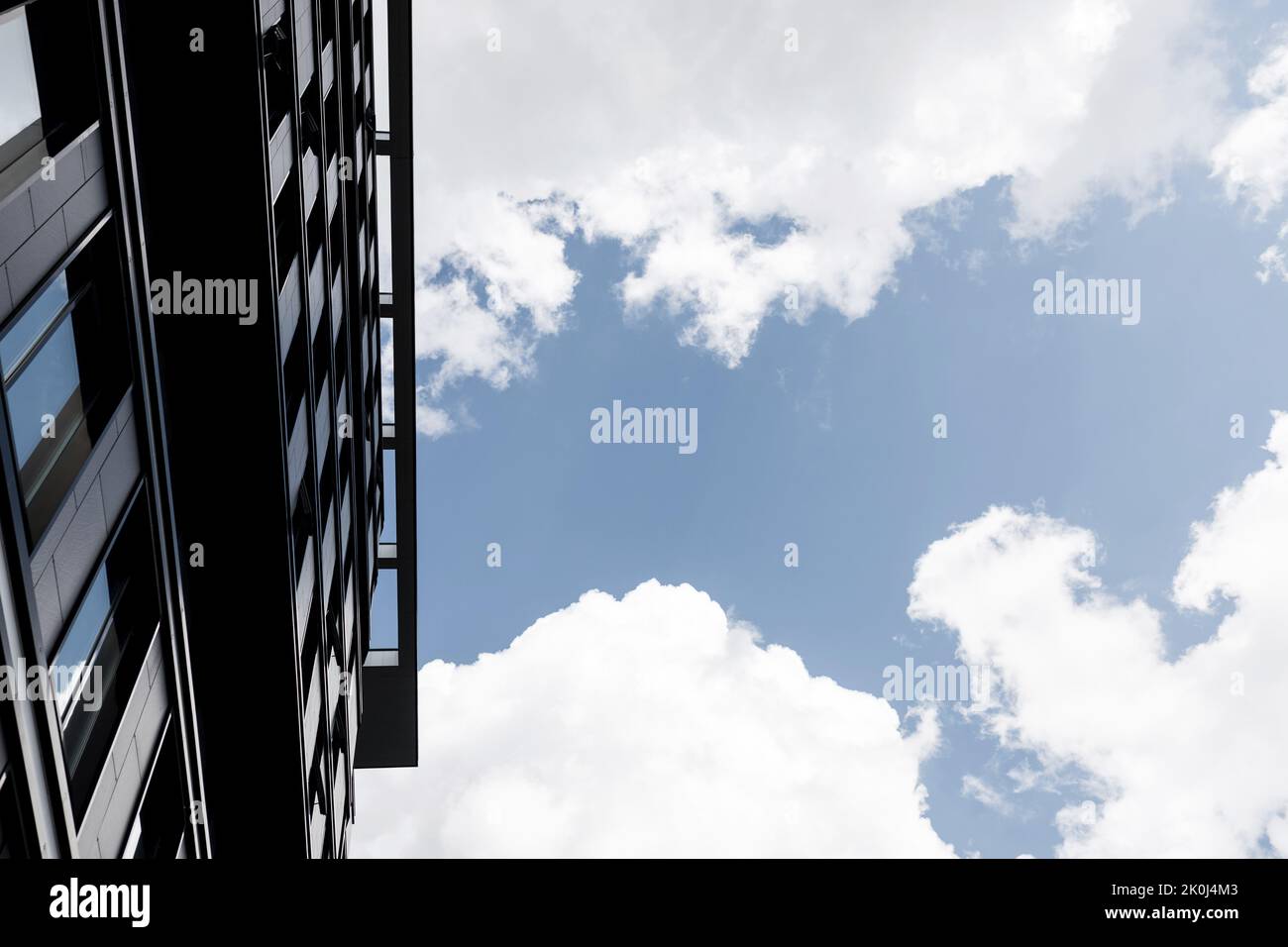 Modern office architecture. steel building Stock Photo - Alamy