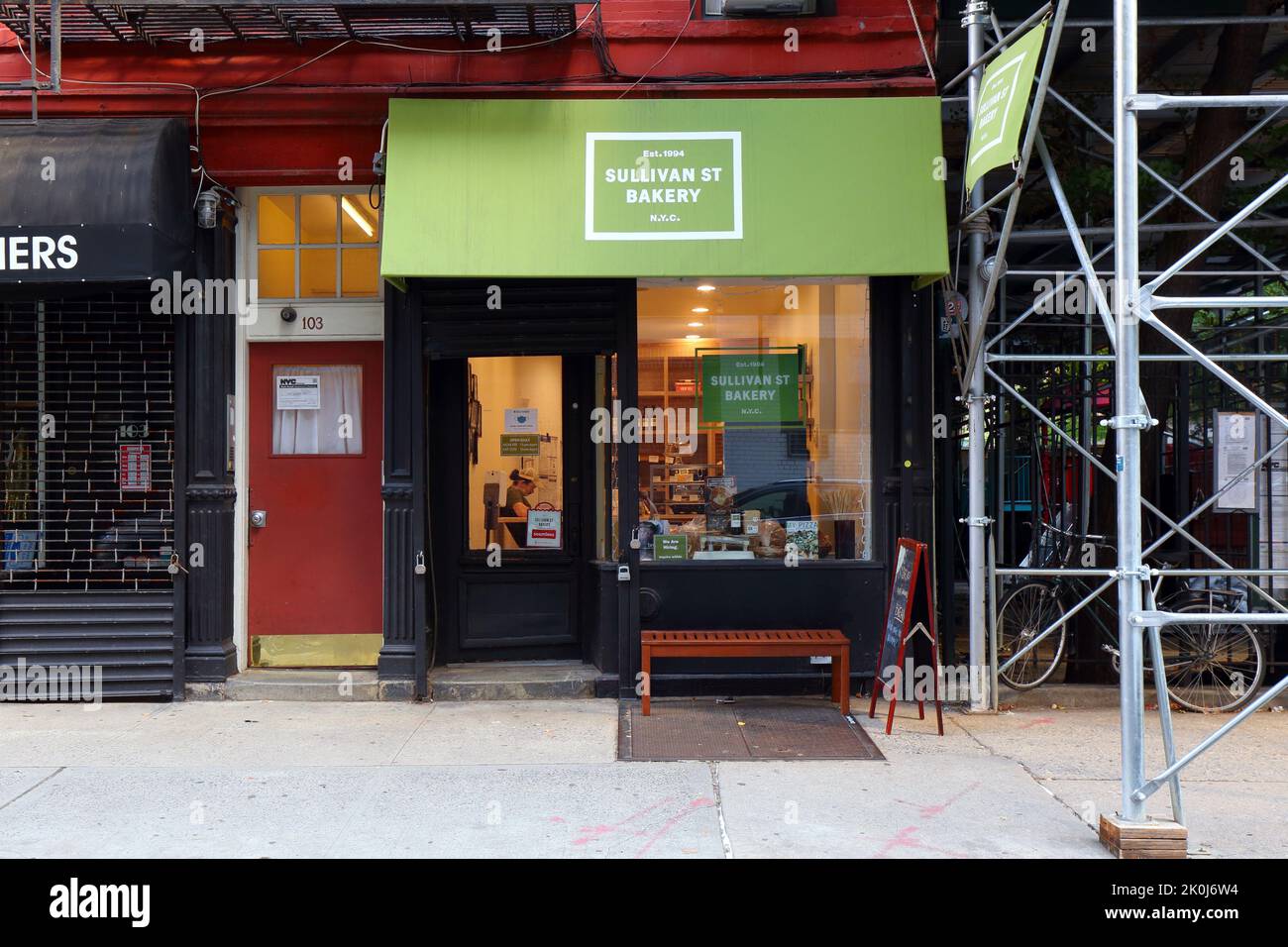 Sullivan Street Bakery, 103 Sullivan St, New York, NY. exterior
