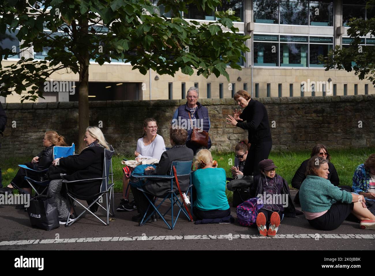 Lying in state the queen elizabeth ii hires stock photography and