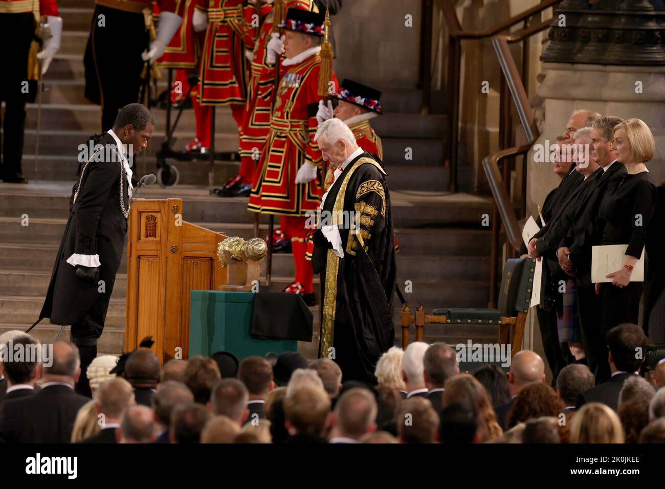 Speaker of the House of Commons, Sir Lindsay Hoyle at Westminster Hall ...