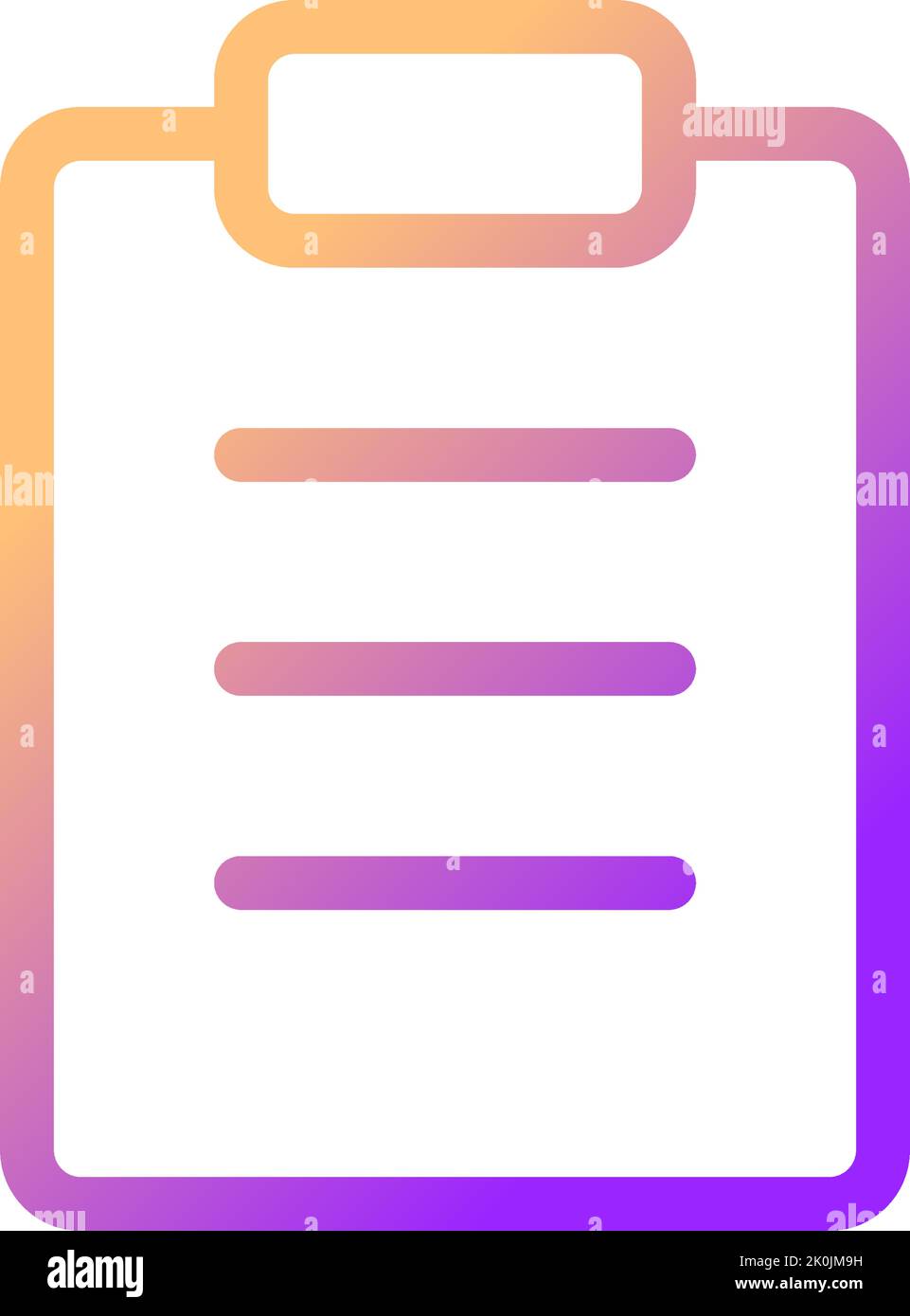 Filled tablet pixel perfect gradient linear ui icon Stock Vector