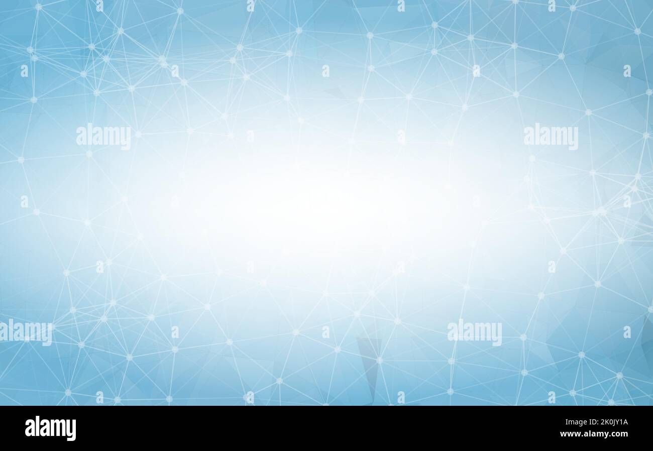 Geometric Dark Blue Polygonal background molecule and communication ...