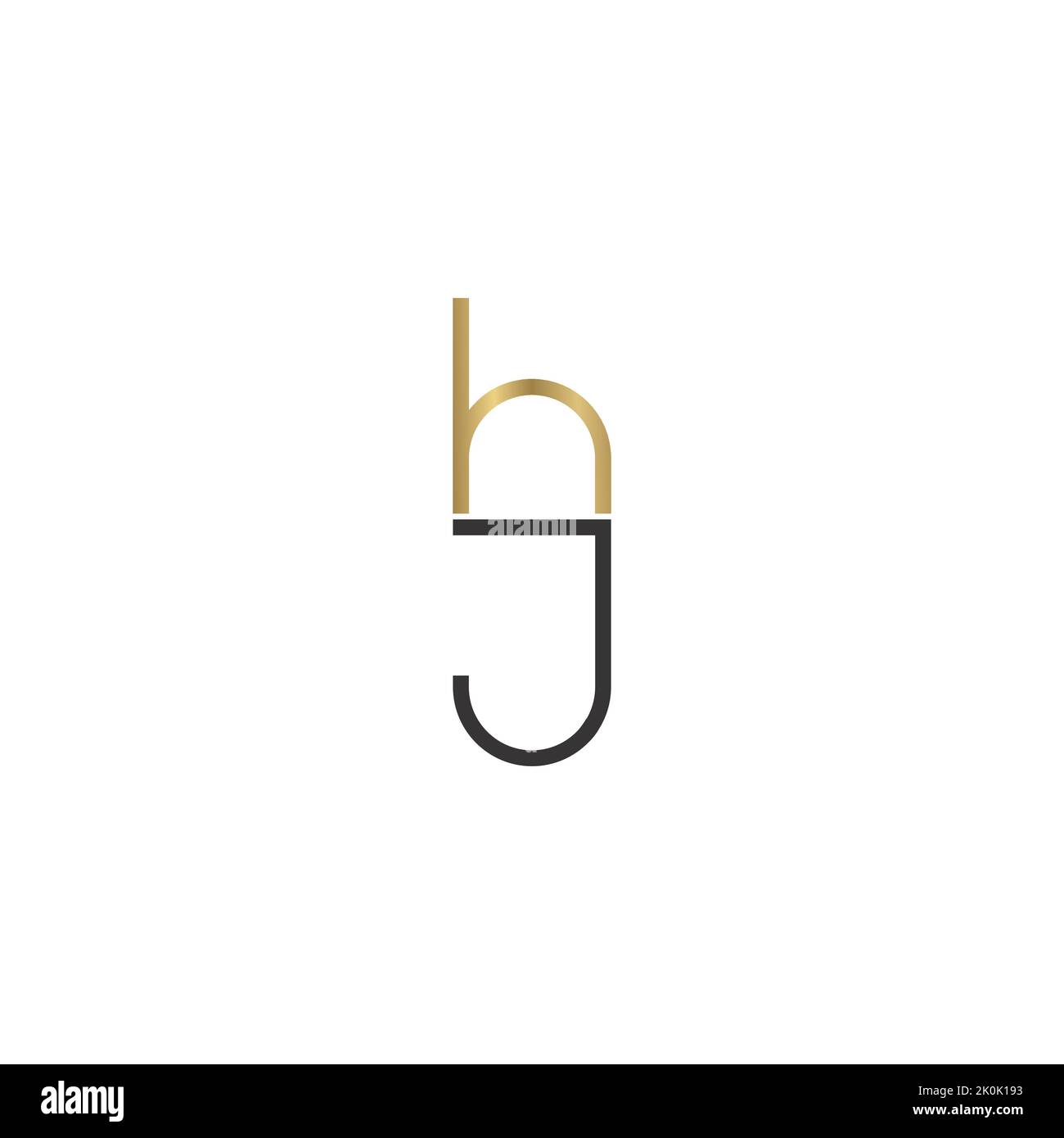 Hjs Monogram HJ, JH, H AND J Abstract initial monogram letter alphabet logo design ...