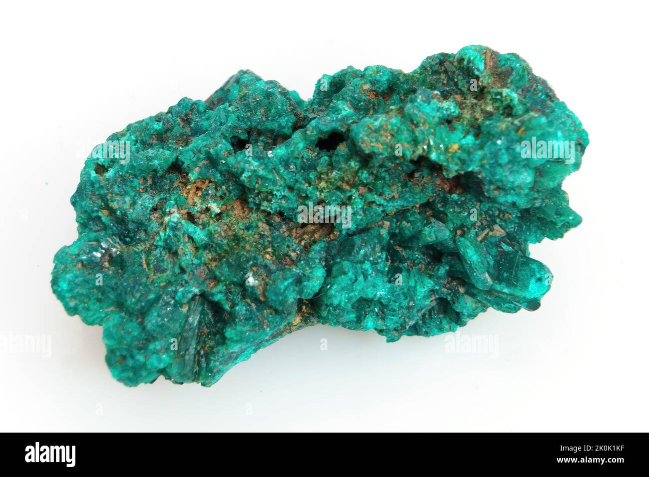 Natural natural stone green dioptase on a background Stock Photo Alamy