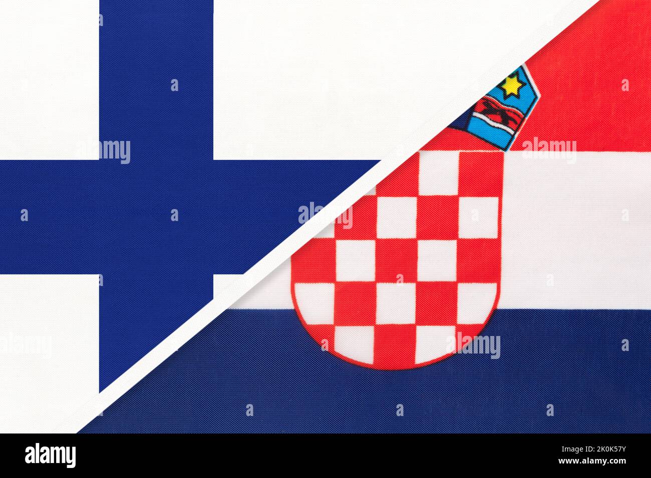 Finland And Croatia Symbol Of Country Finnish Vs Croatian National Flags Relationship And Finland And Croatia Symbol Of Country Finnish Vs Croatian National Flags Relationship And