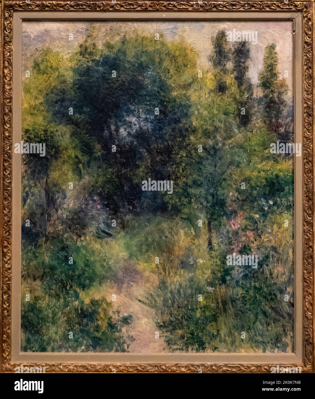 The garden by Renoir, 1877 Stock Photo