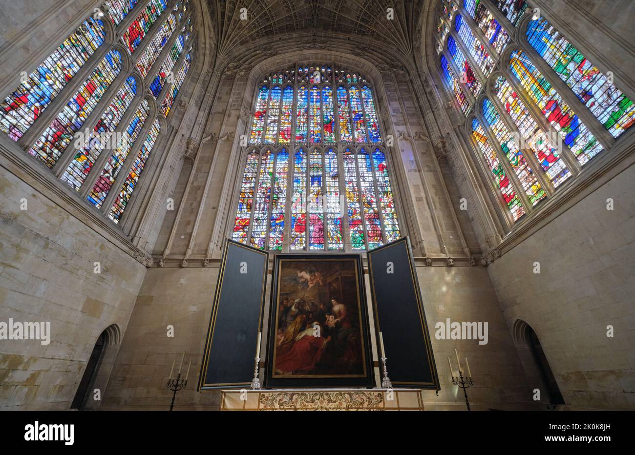 A good example of the amazing stained glass installation at King's