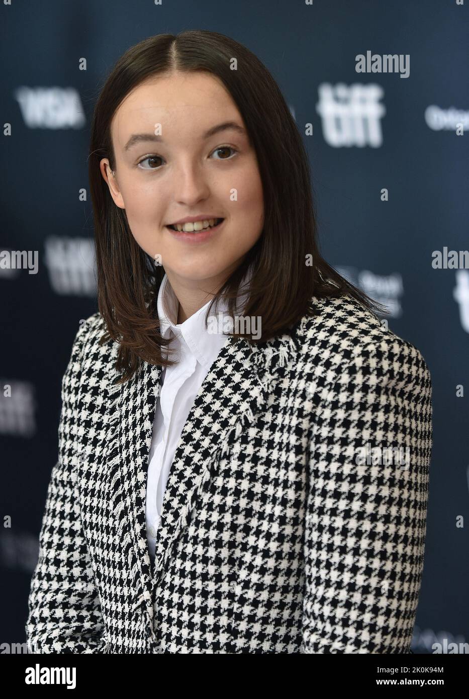 Toronto, Canada. 11th Sep, 2022. Bella Ramsey attends the world premiere of 'Catherine Called Birdy' at the Royal Alexandra Theatre during the Toronto International Film Festival in Toronto, Canada on Sunday, September 11, 2022. Photo by Chris Chew/UPI Credit: UPI/Alamy Live News Stock Photo