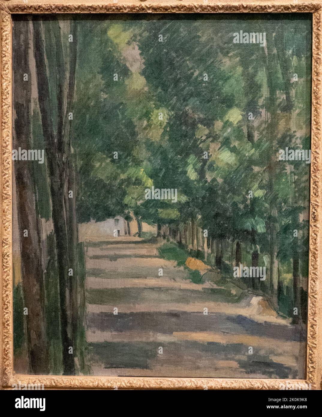 Avenue by Paul Cezanne, 1880-82 Stock Photo