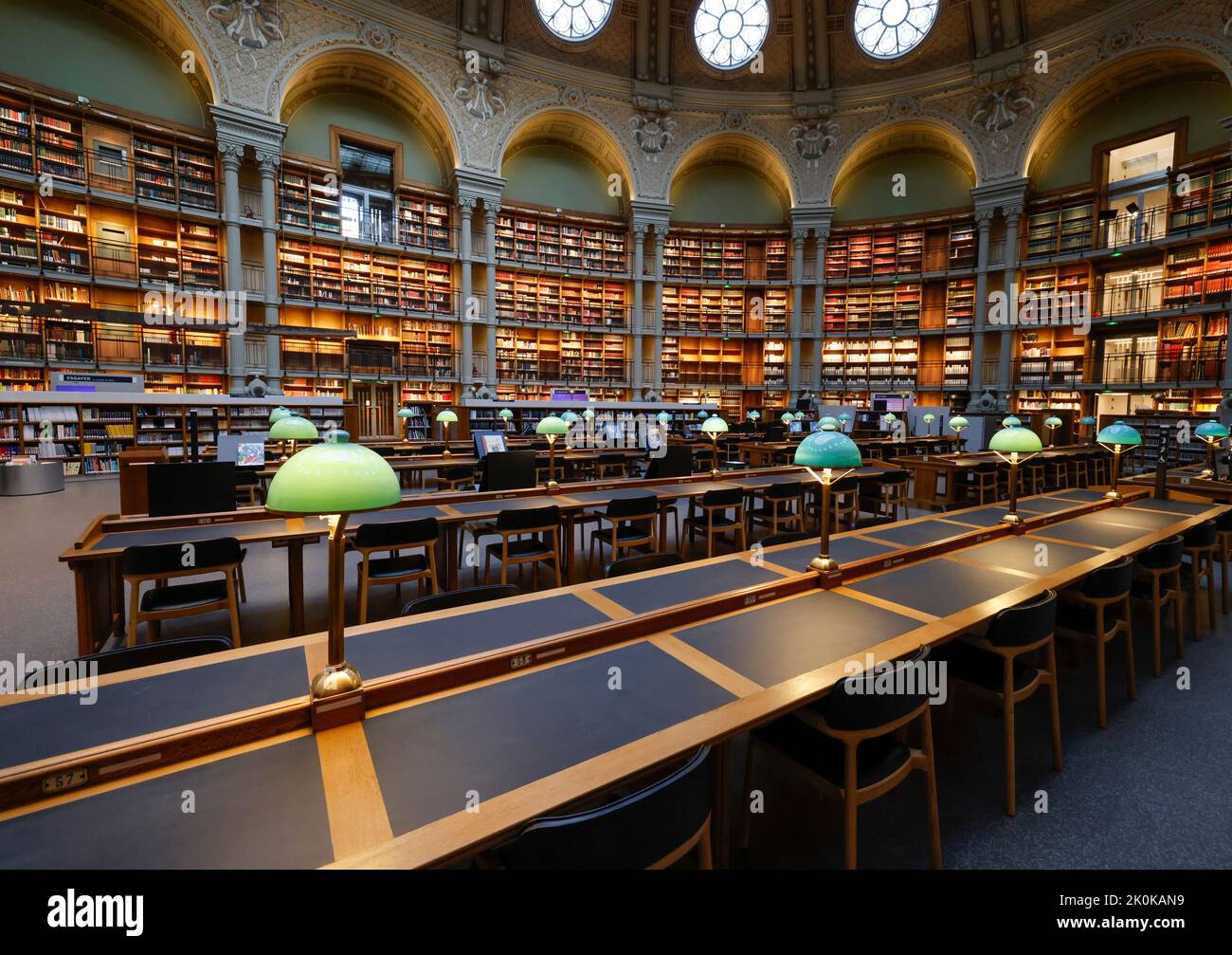 THE BNF RICHELIEU REOPENS AFTER YEARS OF RENOVATIONS Stock Photo
