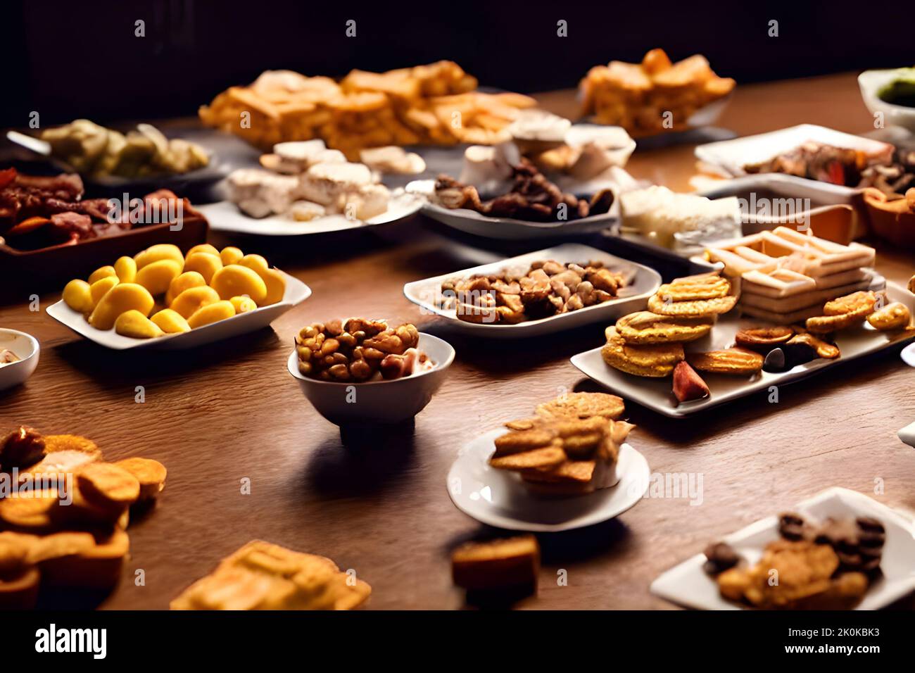 Same Snacks Table different food snacks hi-res stock photography and images - Alamy