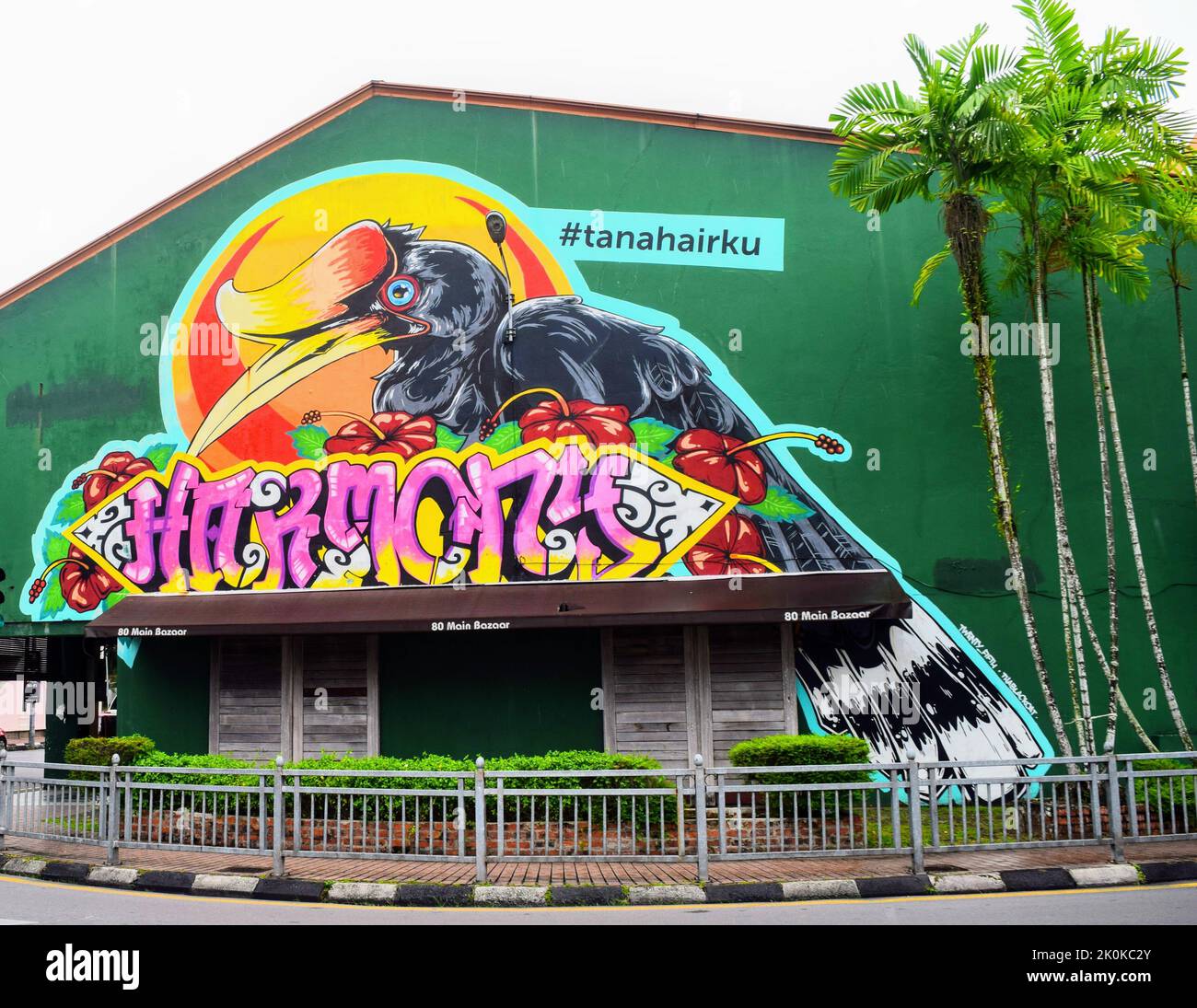 Street Art in Kuching Sarawak Stock Photo Alamy