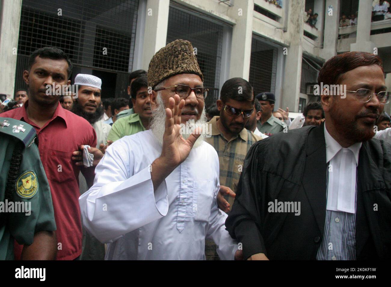 Dhaka, Bangladesh - May 08, 2007: Motiur Rahman Nizami former leader of the Bangladesh Jamaat-e-Islami. He was in 2014 convicted of masterminding the Stock Photo