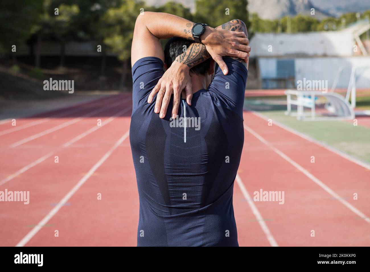 Flexible strong guy standing hi-res stock photography and images - Alamy