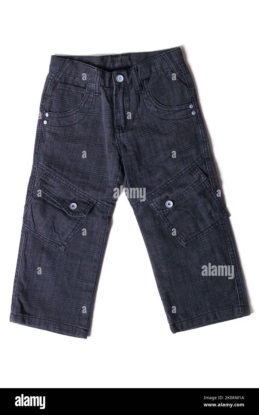 Young boy boys wearing shorts Cut Out Stock Images & Pictures - Alamy