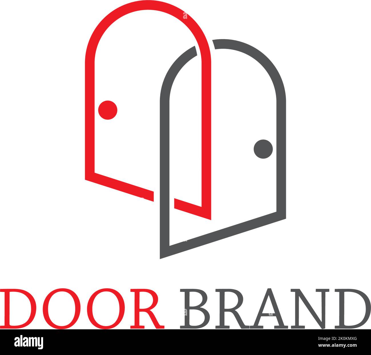 Door brand logo vector template Stock Vector Image & Art Alamy