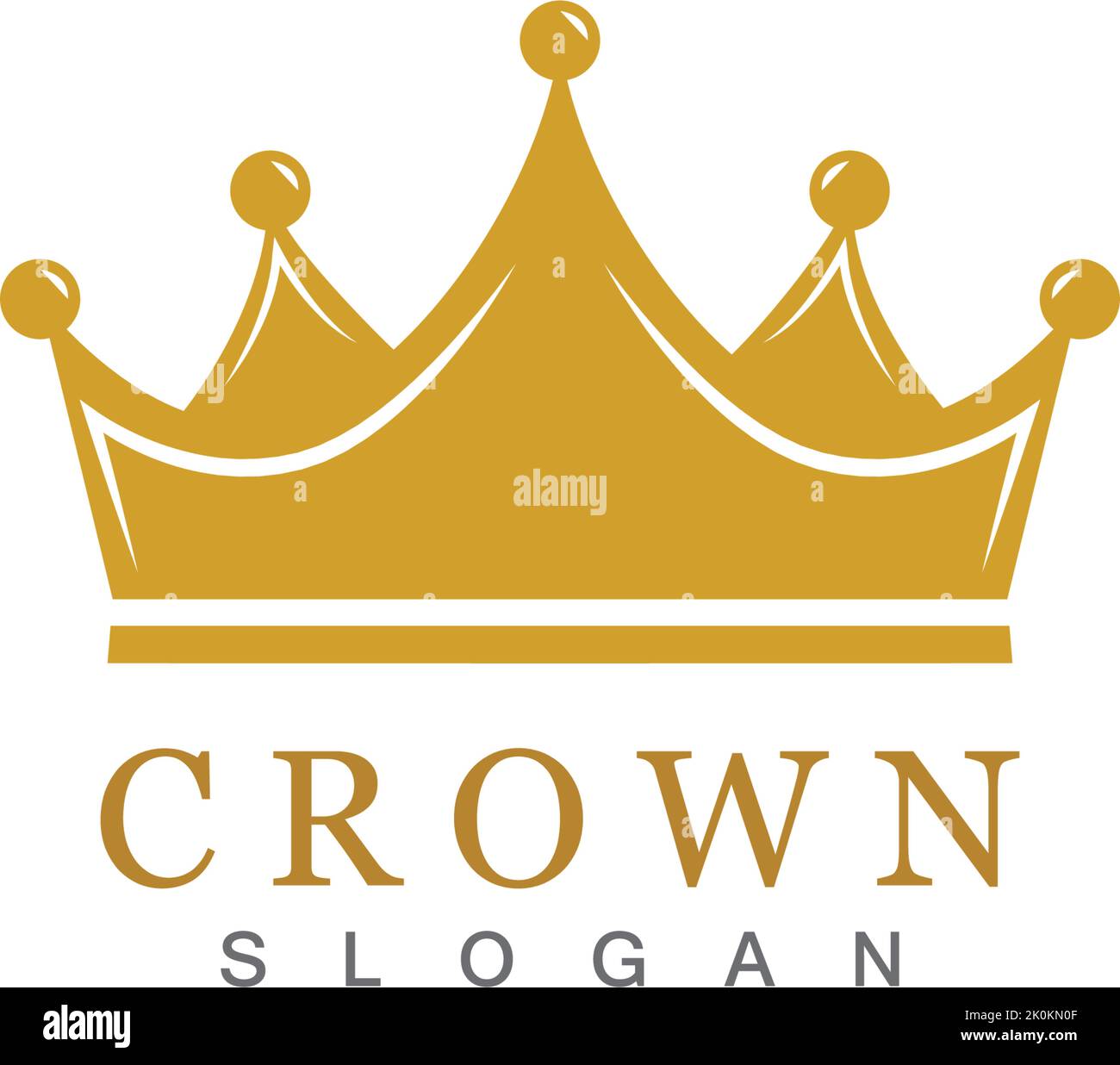 Crown Logo Template vector illustration Stock Vector Image & Art - Alamy
