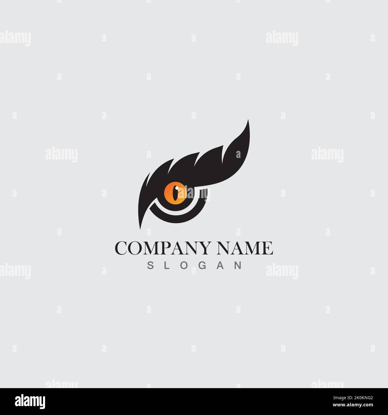 Eagle eye logo concept design template Stock Vector Image & Art - Alamy