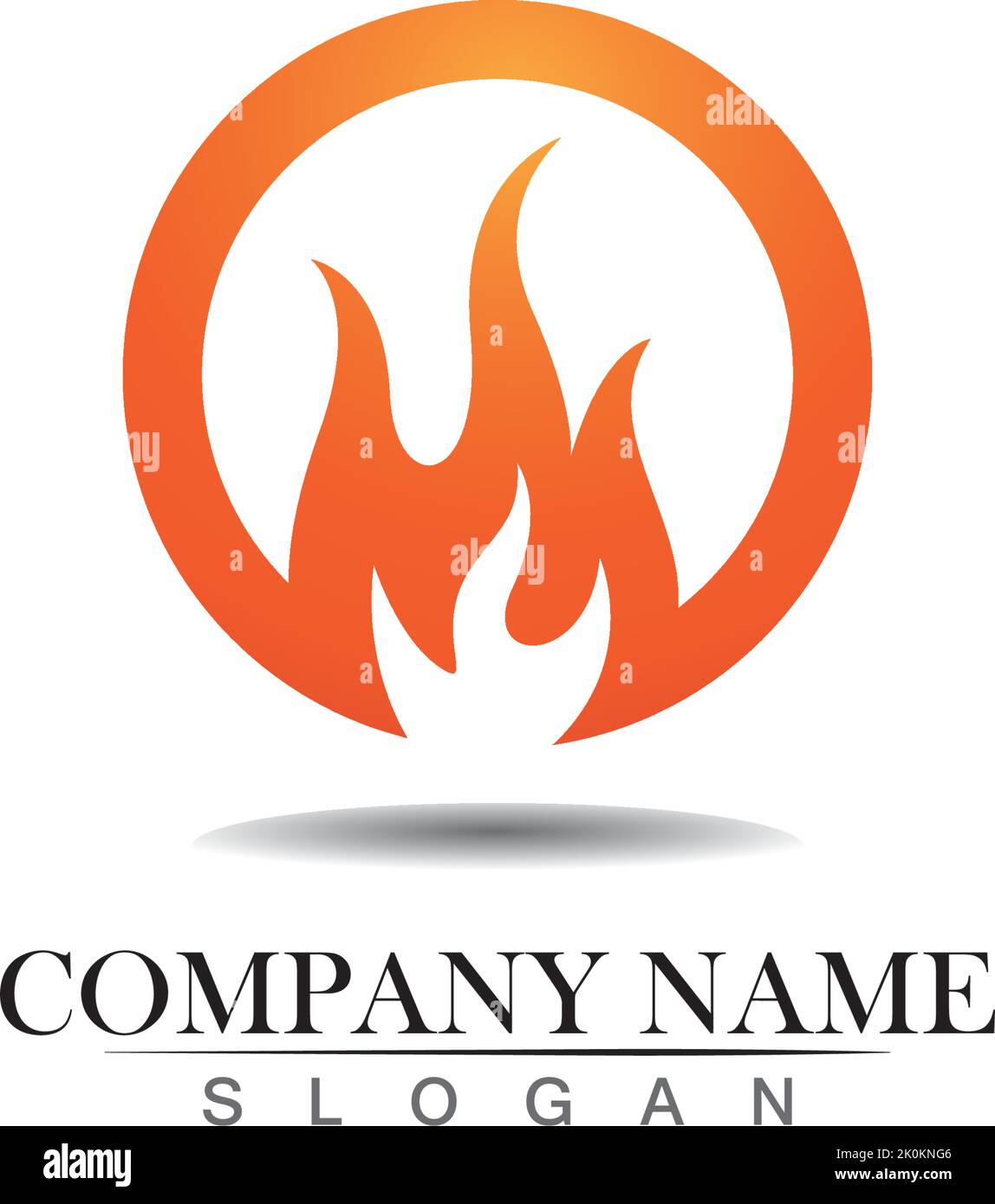 Fire flame nature logo and symbols icons template Stock Vector Image ...