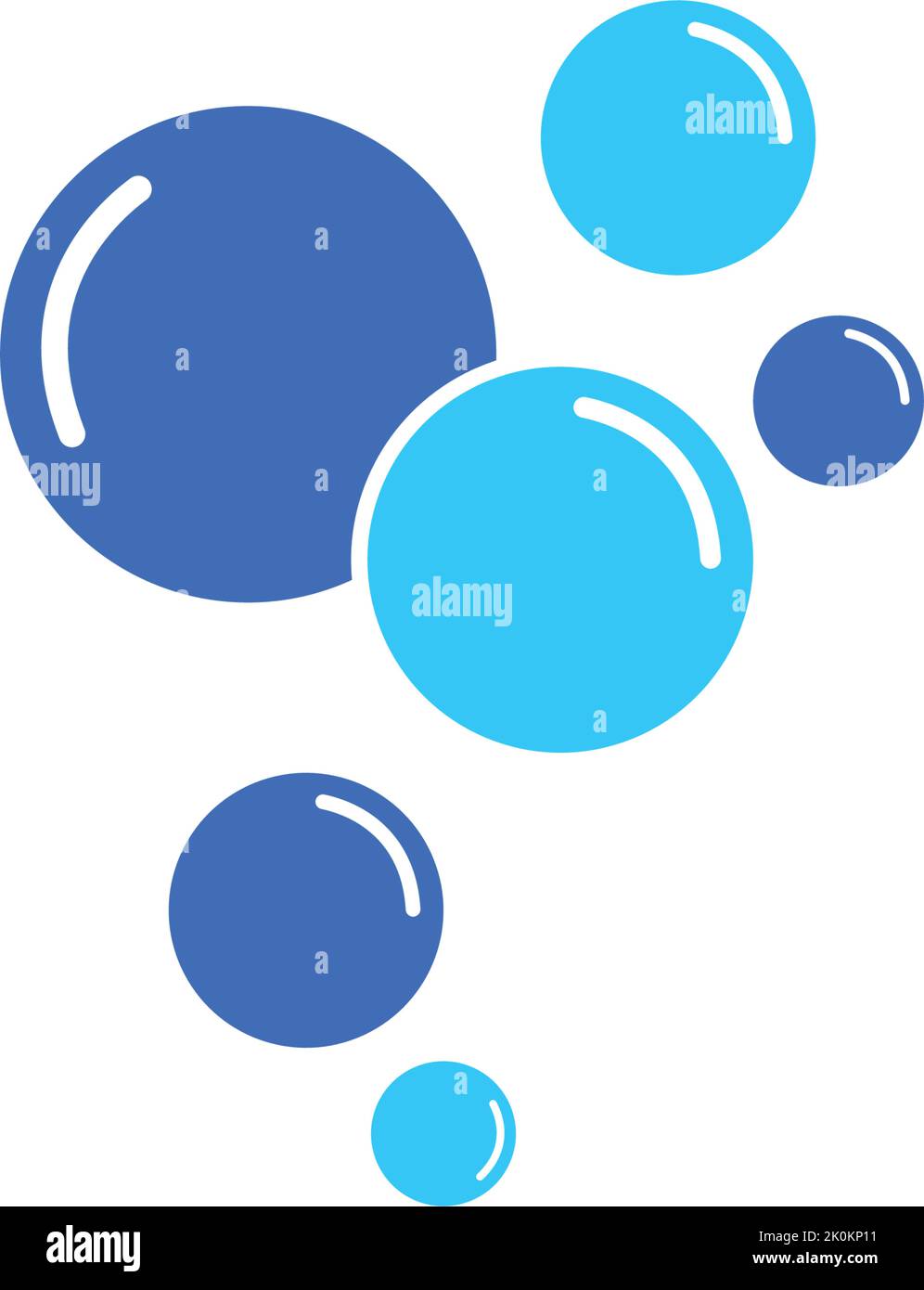 Bubble logo template vector icon illustration design Stock Vector