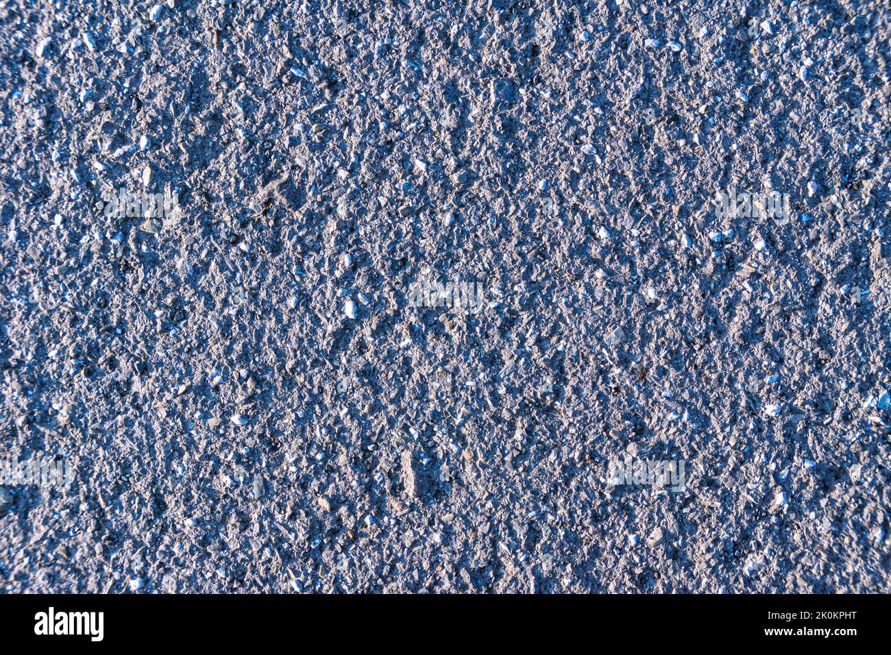 texture of an old pavement with asphalt paved worn by millions of feet, selective focus Stock Photo
