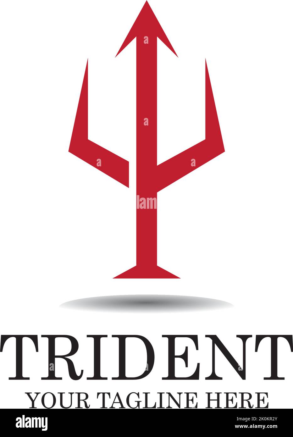 Trident design Stock Vector Images - Alamy